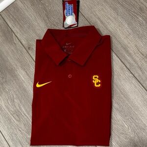 Nike Mens Dri Fit USC Polo Shirt Sz S NWT